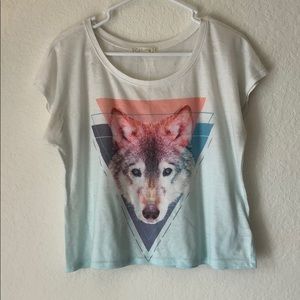 Coyote print Loose fit tee - Forever 21